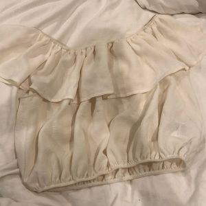 URBAN OUTFITTERS CROPPED OFF SHOULDER TOP